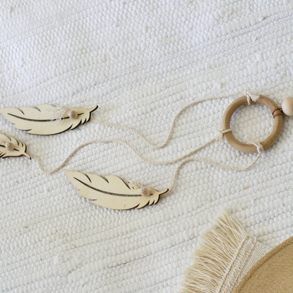 SOLD Handmade feather Dream Catcher Wall Hanging - Picture 8 of 9